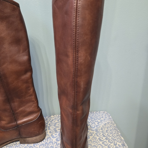 Frye Women's Brown Heeled Boots - Picture 16 of 16